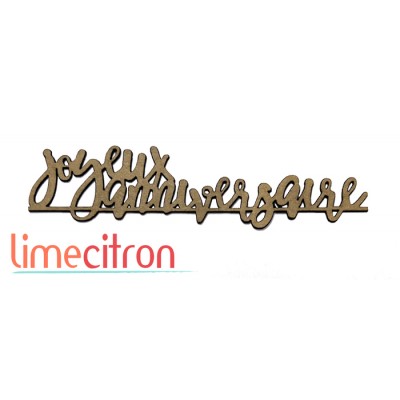  Chipboard -  Joyeux Anniversaire 2.0