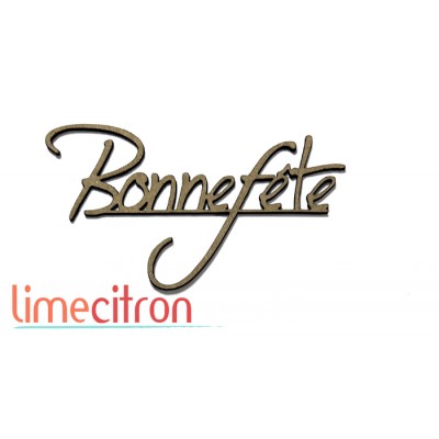  Chipboard -  Bonne fête #1