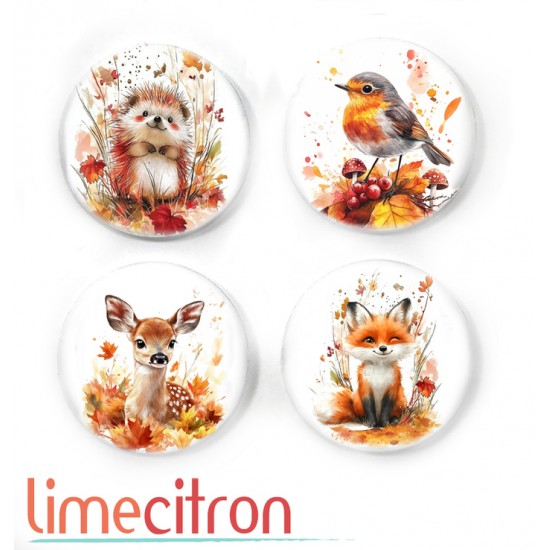 Animaux de la forêt -  Badges