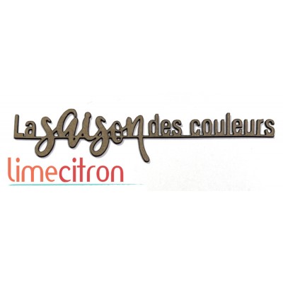  Chipboard -  La saison des couleurs