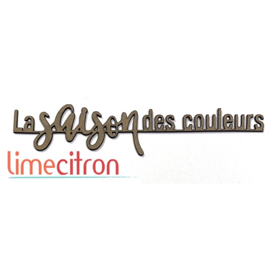  Chipboard -  La saison des couleurs