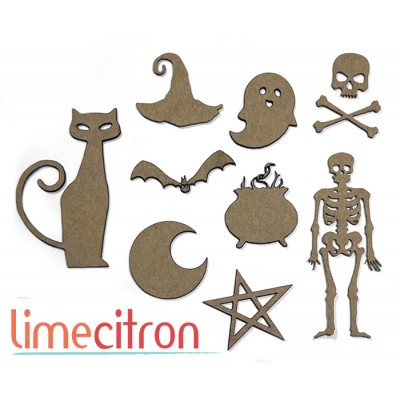  Chipboard -  Kit fais-moi peur