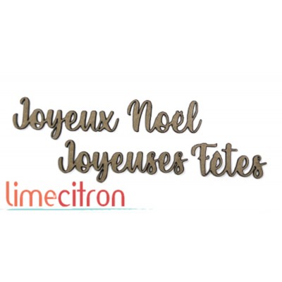  Chipboard - Joyeux Noel #2
