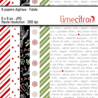 Papiers DIGITAUX Falala - 6x6 Jpg 300Dpi