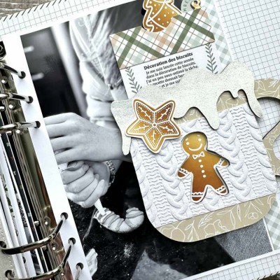  Chipboard -  Tasse de Noël