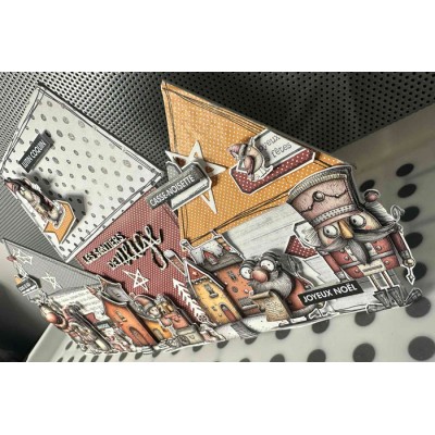 Feuille de formes à découper - La vie en rose - Téléchargeable