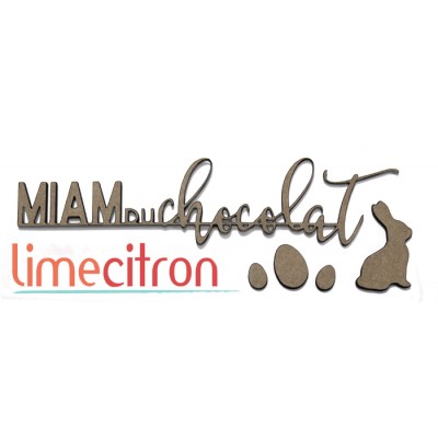  Chipboard -  Miam du chocolat