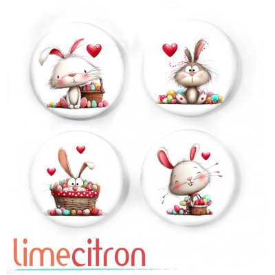 Lapins coquins - Badges