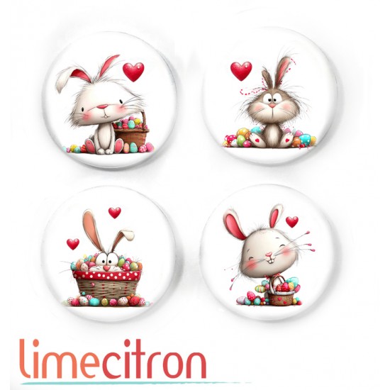 Lapins coquins - Badges