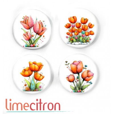 Tulipes - Badges