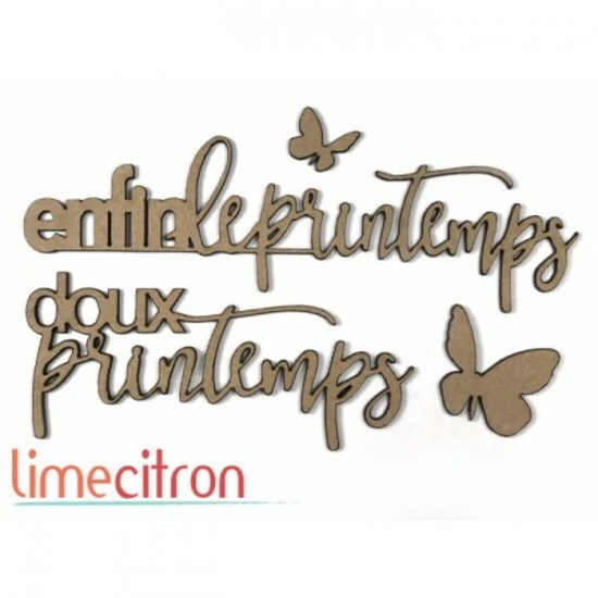  Chipboard -  Enfin le printemps 