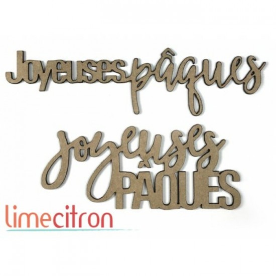  Chipboard -  Joyeuses Pâques - 
