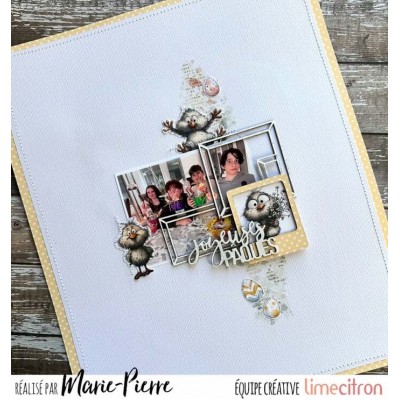  Chipboard -  Joyeuses Pâques - 