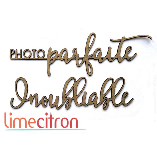  Chipboard -  Photo parfaite - Inoubliable