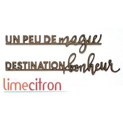  Chipboard -  Destination bonheur