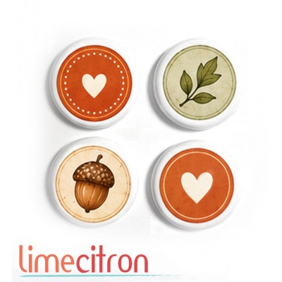 Automne en ronds - Badges