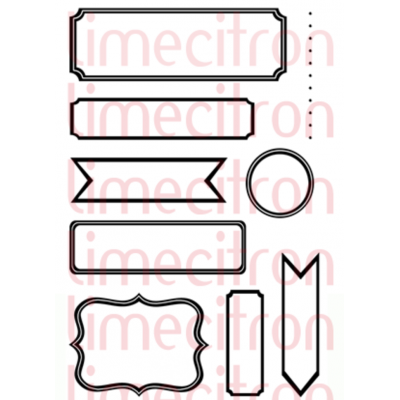 Mini-Kit Étiquettes - Étampe