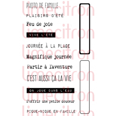 Plaisirs d'été - Étampe