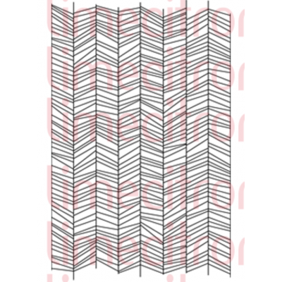 Chevron fou - Étampe