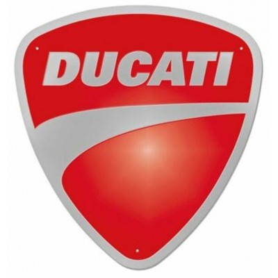 Enseigne en métal Ducati