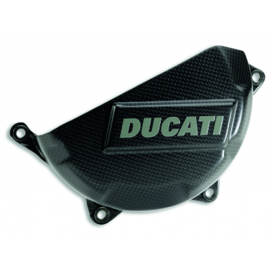 Couvert d'embrayages usagé en Carbone Ducati