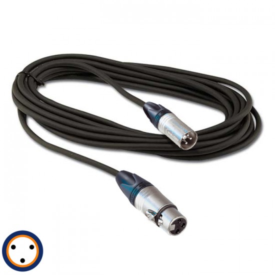 Câble Digiflex XLR 3 DMX 3'