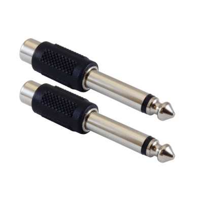 Adaptateur RCA F @ 1/4 Mâle Hosa