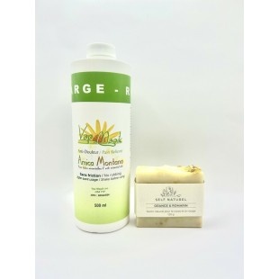 1x recharge (vaporisateur) 500ml + 1x savon self...