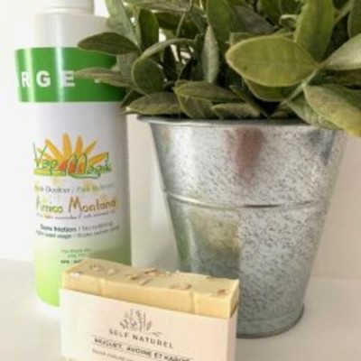 1x recharge (vaporisateur) 500ml + 1x savon self...