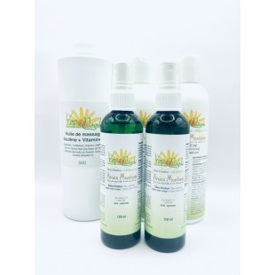 2x vaporisateurs anti-douleur 120ml + 2x crème...