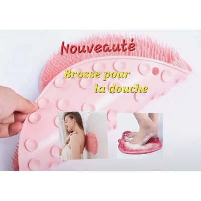 3 brosses pour lavage et massage de pieds et dos (...