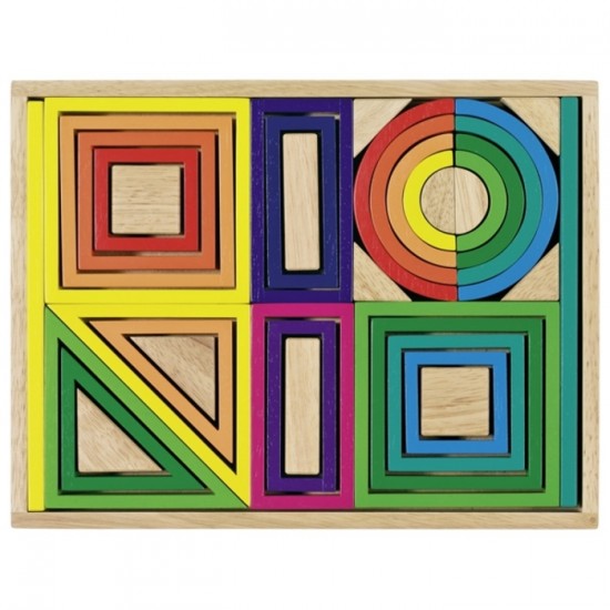 Jeu de construction arc-en-ciel