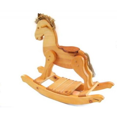 Cheval à bascule: Au trot