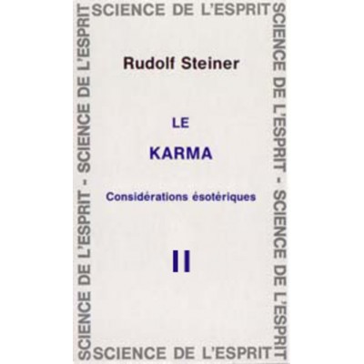 Karma II Considérations ésotériques 