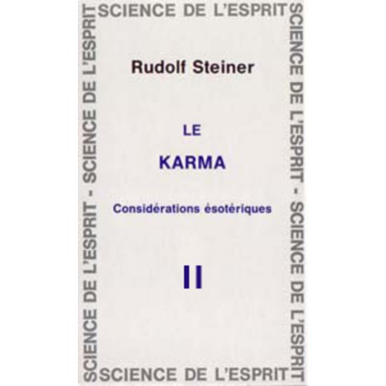 Karma II Considérations ésotériques 