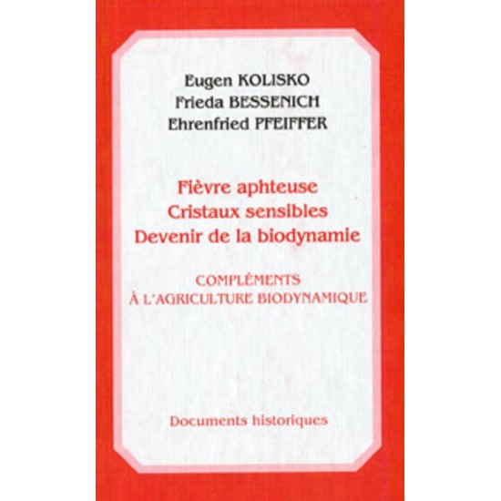 Fièvre aphteuse - Cristaux sensibles - Devenir de...