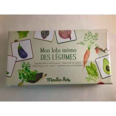 Jeu de mémoire - Mon loto mémo des légumes