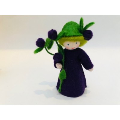 Figurine avec fleur à la main -  série 1, Été