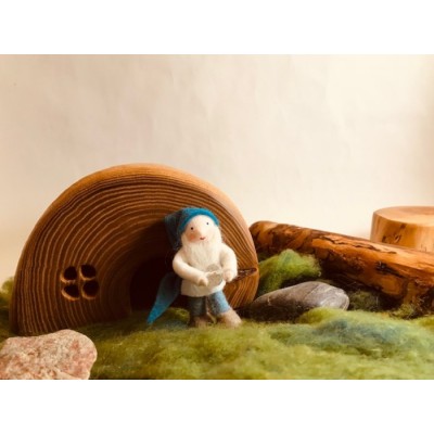 Figurine Lutin et cristal