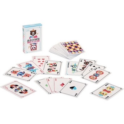 Coffret de jeu de 54 cartes ViILAC