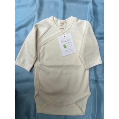 Kimono/body pour bébé en coton bio - Manches...