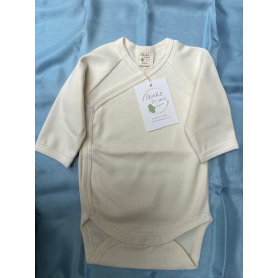 Kimono/body pour bébé en coton bio - Manches...