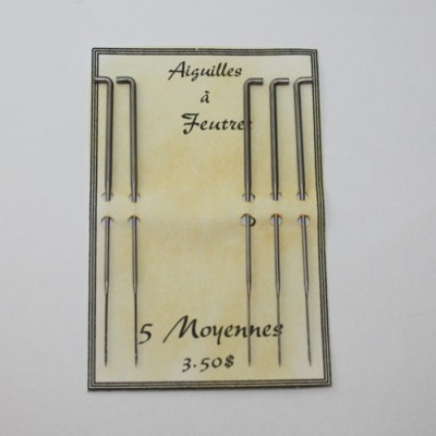 Aiguilles à feutrer