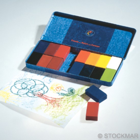 Blocs de cire à colorier Stockmar- 16 couleurs