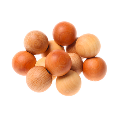 Hochet: Boules arc-en-ciel sur élastique. 3 options de coloris