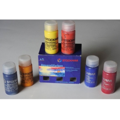 Aquarelle Stockmar 6 couleurs