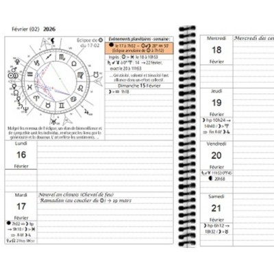 Agenda Planétaire 2026