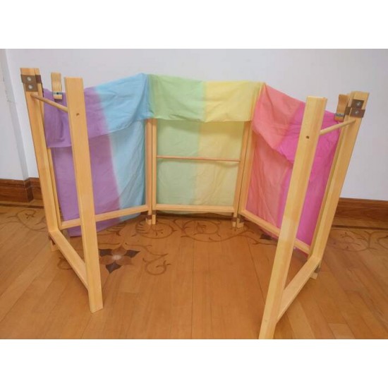 Structure de bois franc pliable (bas)
