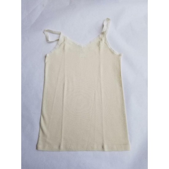 Sous-vêtements laine et soie pour femme, camisole...