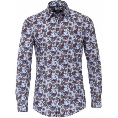 18531-Chemise manches longues CASA MODA bleu